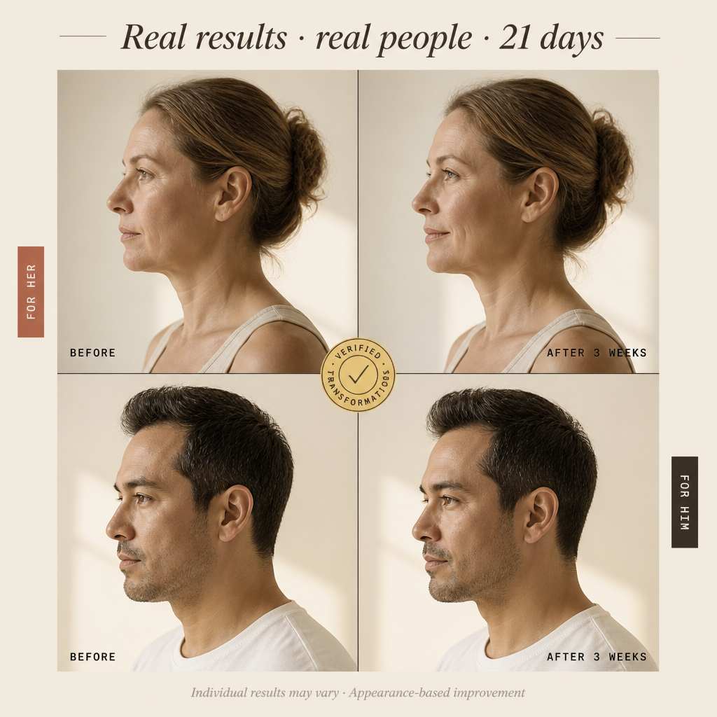 Reveal your best jawline in ten minutes a day.