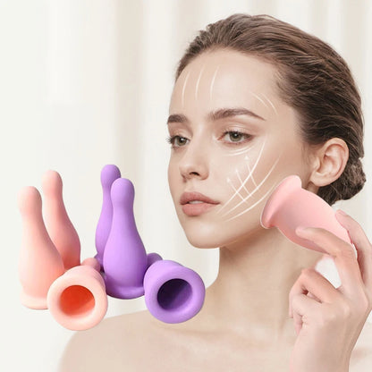 Silicone Face Cupping Set