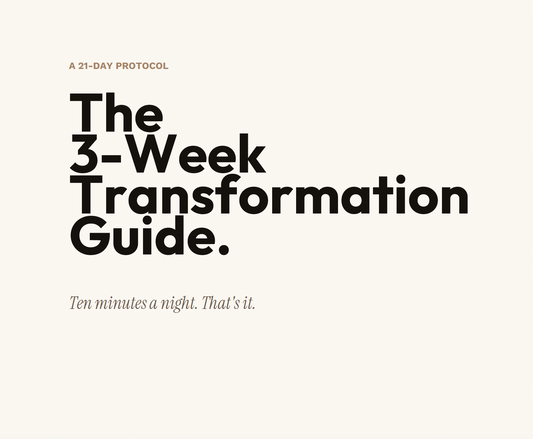 The 3-Week Transformation Guide.