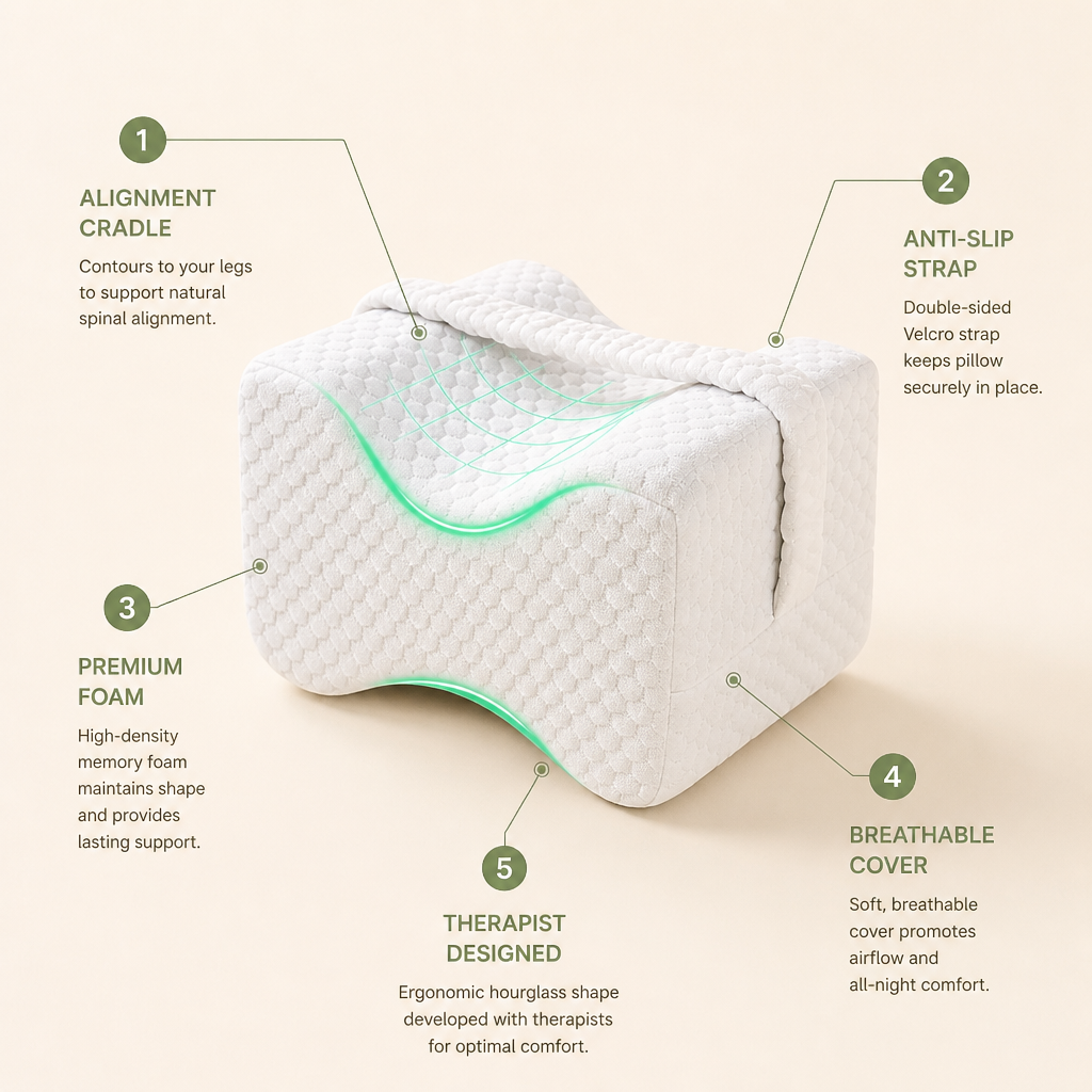 OrthoAlign™ Knee Pillow